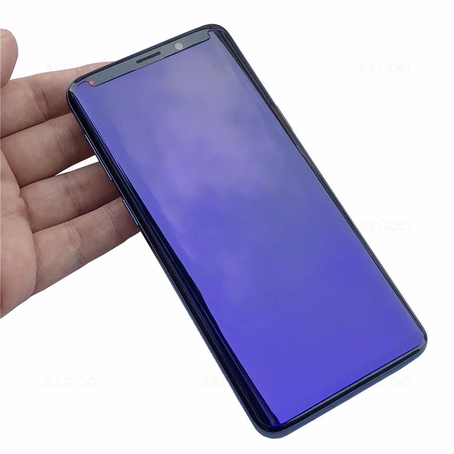 Akcoo S8 защита экрана от синего излучения для samsung Galaxy S8 9 Note 8 9 УФ стекло Полный Клей чехол дружественная пленка защита глаз