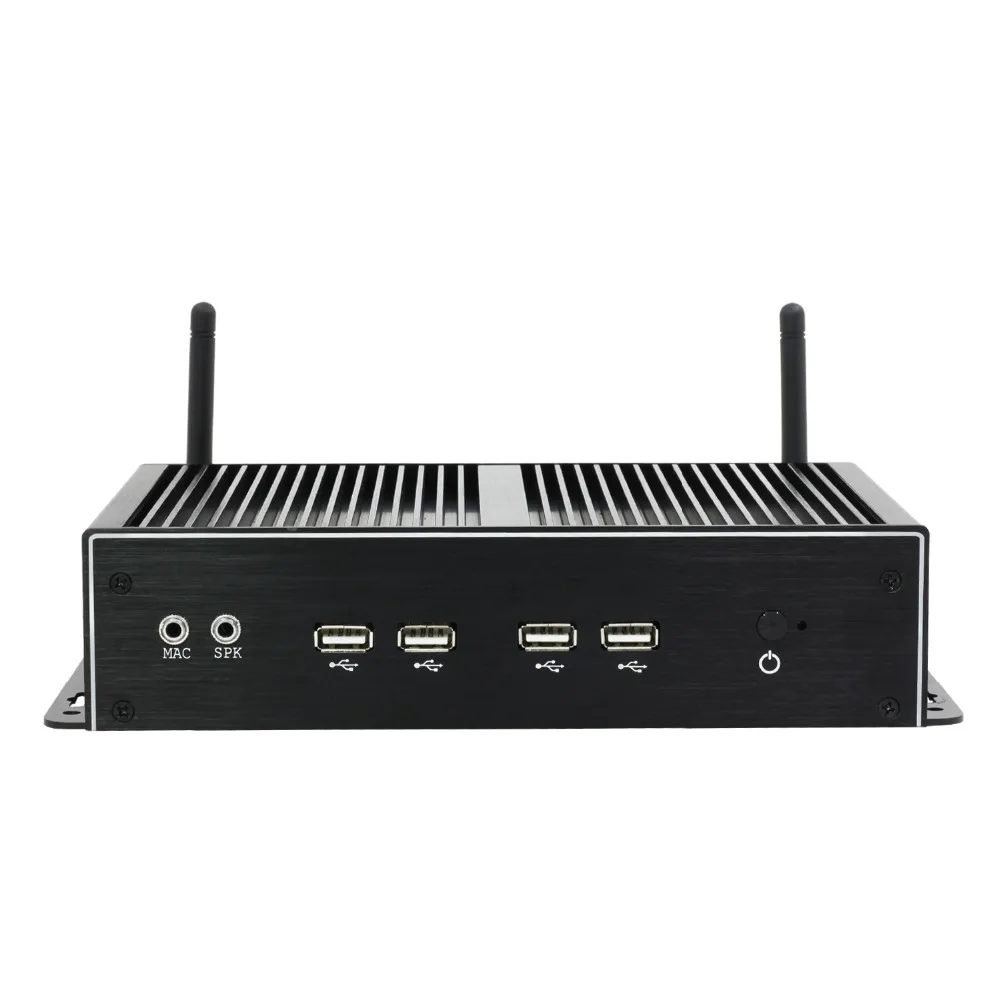 Промышленный мини-ПК BEBEPC безвентиляторный Core i7 i5 4200U Celeron 2955U HD WiFi 6 * RS232 RS485 Windows 10