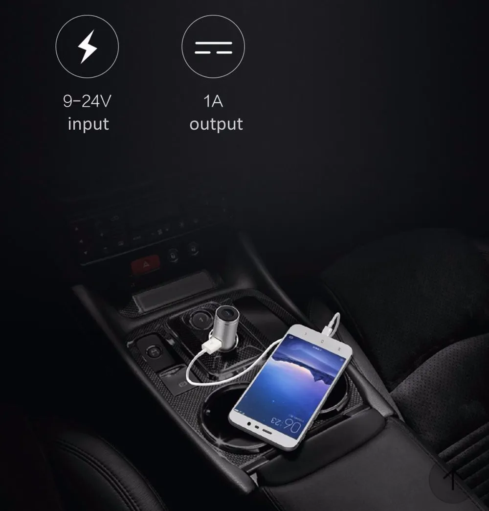 Coowoo автомобильное зарядное устройство, наушники, беспроводные наушники, Bluetooth 4,0, гарнитура, односторонняя гарнитура, наушники для xiaomi