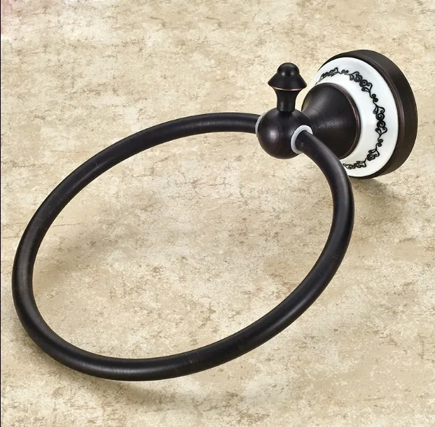 Новое поступление латунные настенные держатели для полотенец ванной комнаты