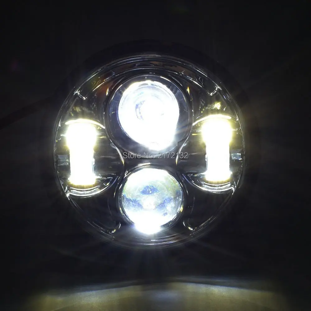1 шт. головной светильник 5-3/4 &quot5 75 дюймов проектор для мотоцикла Hi / Low HID
