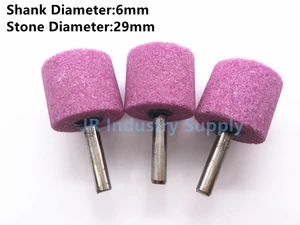 Абразивный монтажный камень 6*29 мм для вращающихся инструментов Dremel, шлифовальный круг, 10 шт.