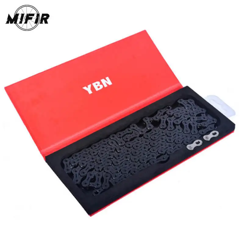 YBN велосипед титановые черные цепи MTB Горный шоссейный 11 цепь для скоростного