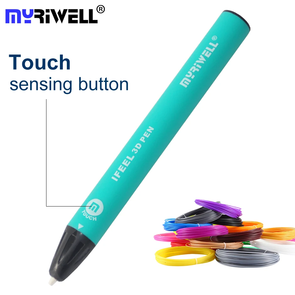 Myriwell 1 75 мм DIY 3D ручка сенсорная USB зарядка печать Ручка + 25 м PCL нить креативная