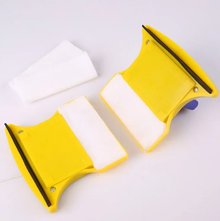 Touching Nature Magnetic Window Cleaner Brushe Double Sided Glass Wiper Cleaning Brush Household Washing Windows Tools | Дом и сад