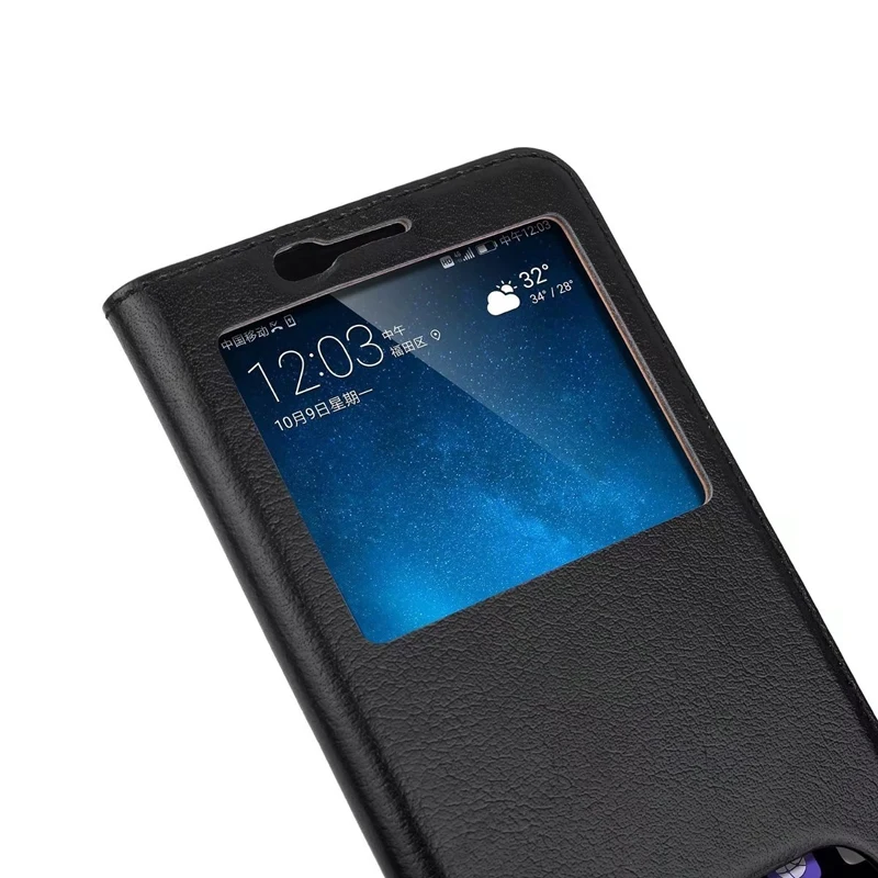 Huawei mate 10 Lite чехол Maimang 6 смарт-Окно Флип чистый натуральная кожа чехол для телефона для Honor 9i Nova 2i Як кожаный чехол Капа