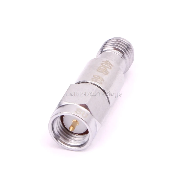 40DB 2 Вт SMA DC-6GHz коаксиальный фиксированный аттенюаторы частота 6 ГГц SMA фиксированные разъемы N05 Прямая поставка - Цвет: 40DB