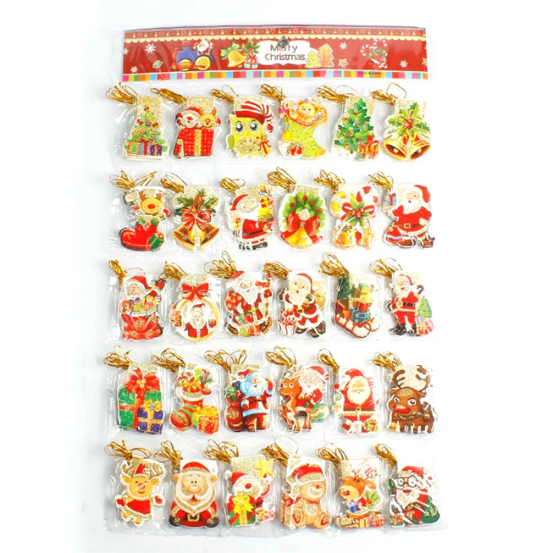 30 шт Рождеством Санта Клаус поздравительные открытки фестиваль