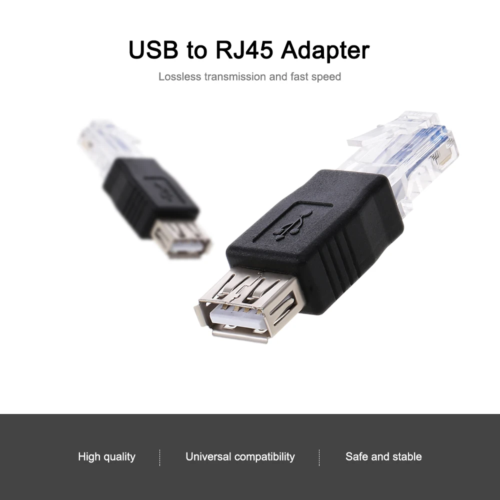 RJ45 штекер Адаптер разъем адаптер USB к Rj45 Sata Usb USB2.0 Женский Ethernet | Компьютеры и офис