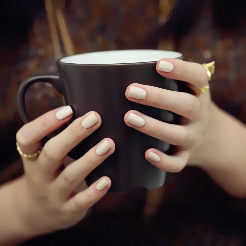 Конфетный любовник белый гель лак для ногтей Типсы Французский маникюр 8 мл