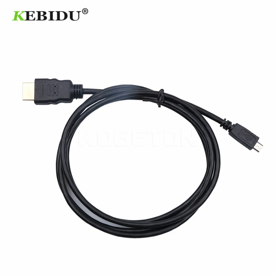 Высококачественный 5PIN кабель Micro USB 1080P HDTV адаптер Kebidu для Samsung Galaxy Note 3 S2 S3 S4 S5 HTC LG