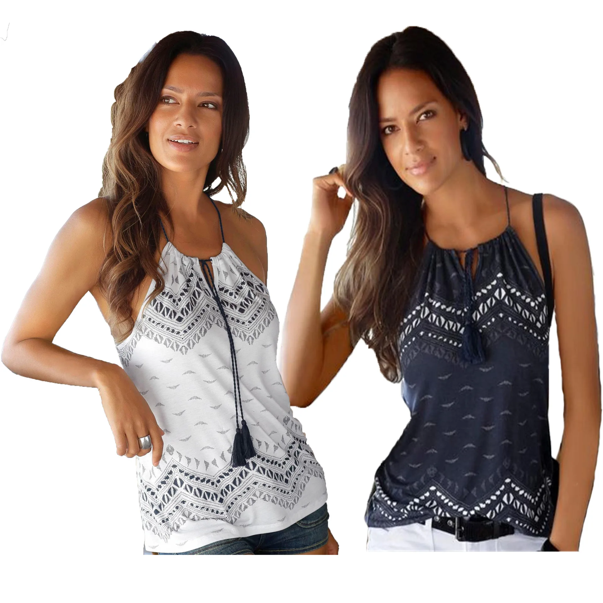 

S-2XL women floral print strap t shirt tops lady summer holiday seaside casual leisure t-shirt tops