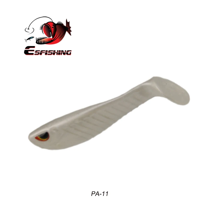 PA11 Esfishing новые рыболовные приманки мягкие силиконовые Enjoy Shad 50 мм Shad Приманка для карпа на рыбалку Iscas морской рыбы набор Iscas - Цвет: PA11