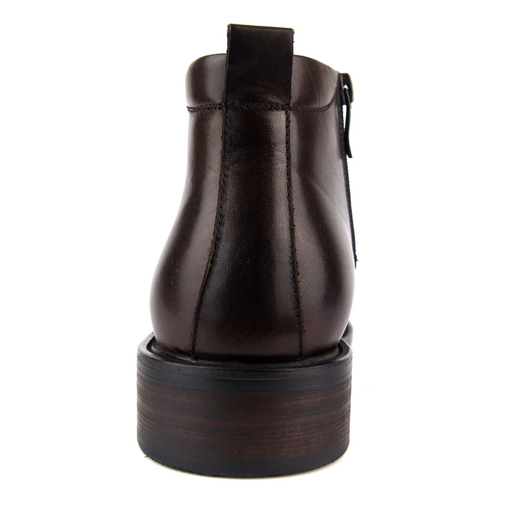 Мужские ботинки челси OTTO ZONE ботильоны ручной работы из натуральной кожи