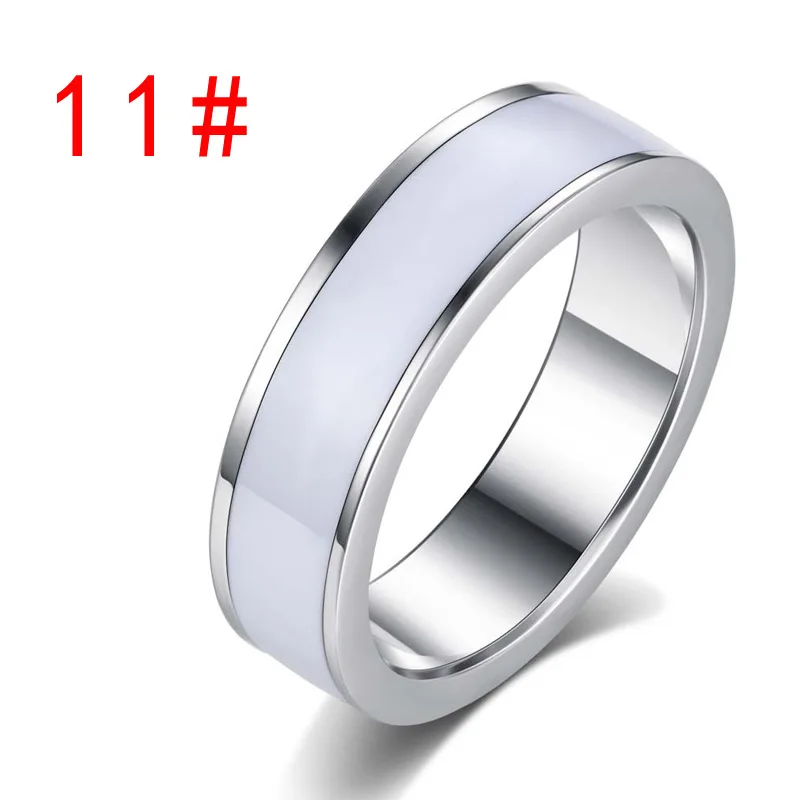 10PCS/Lot Stainless steel ring white titanium Women's Gift Ring Jewelry Wholesale | Украшения и аксессуары