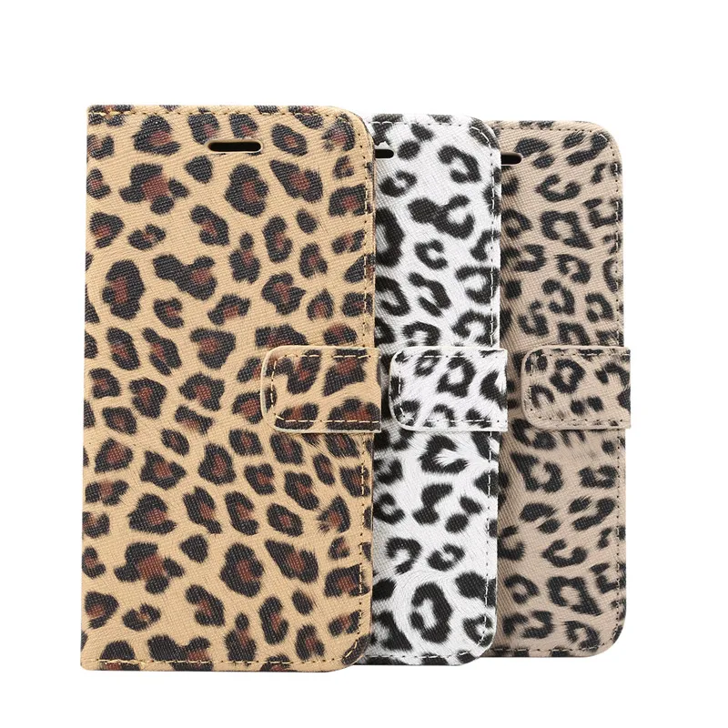 Leopard Print Wallet Flip Case For iPhone 12 Mini 11 Pro XS Max XR X 6 6S 7 8 Plus 5 5S SE 2020 Cover on Leather Stand Capa | Мобильные