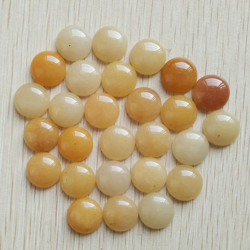 

2018 fashion top quality 16mm natural stone round CAB CABOCHON beads for jewelry Accessories wholesale 50pcs/lot free