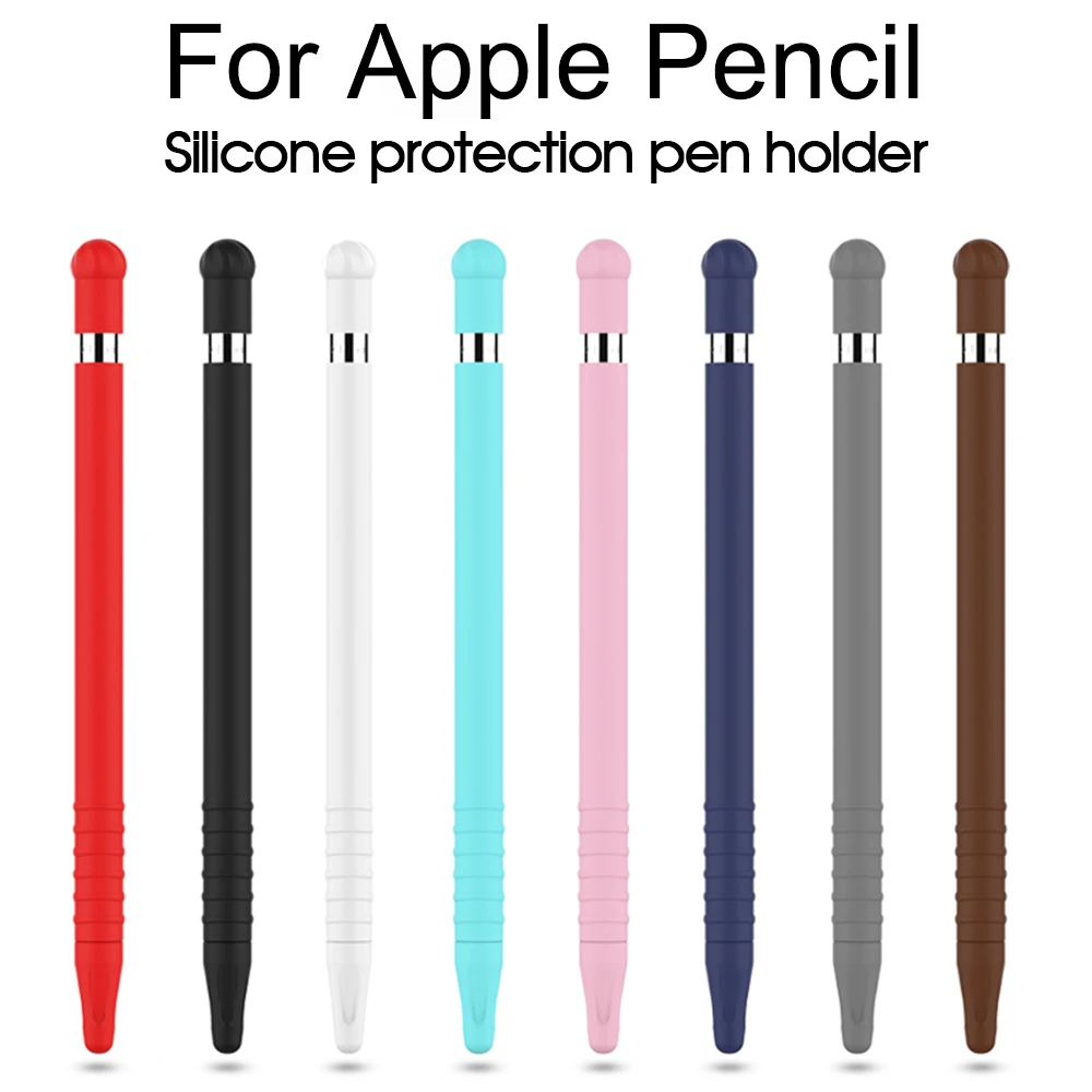 Для Apple Pencil 1 чехол для iPad Tablet пенал планшет сенсорный Стилус ручка защитная сумка-чехол портативные мягкие силиконовые чехлы