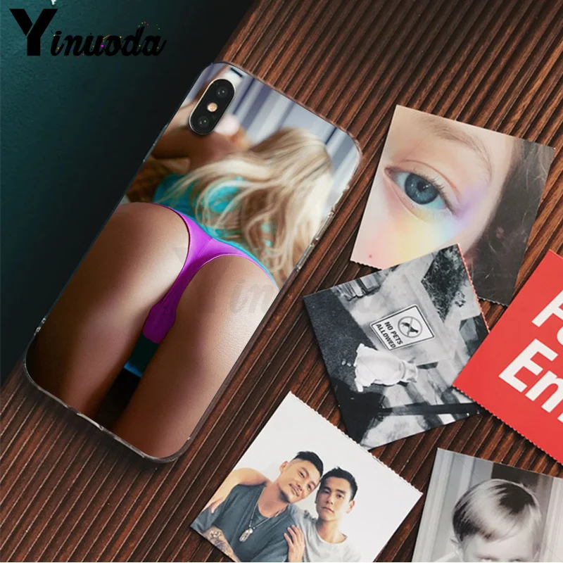 A6 Yinuoda, сексуальное нижнее белье, бикини для женщин, девушек, мягкая оболочка, чехол для телефона для iPhone 8, 7, 6, 6S Plus, 5, 5S, SE, XR, X, XS, MAX, чехол - Цвет: A6