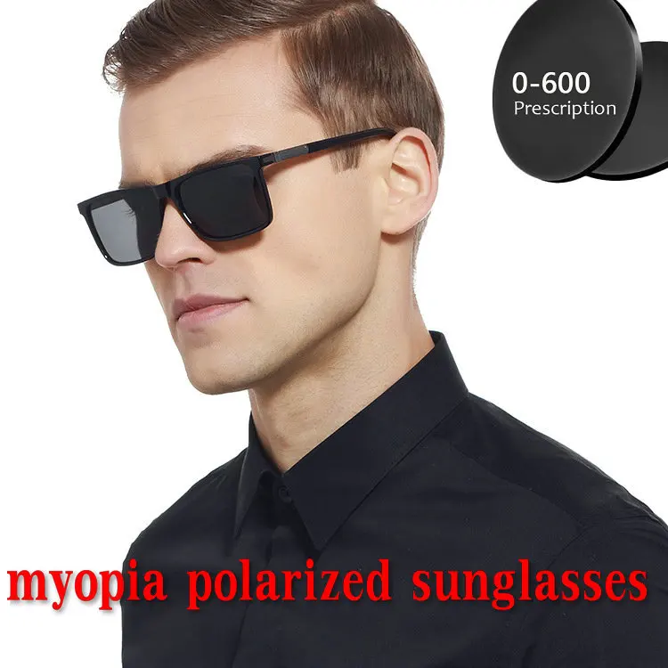 Мужские и женские поляризационные солнцезащитные очки MINCL для близорукости по