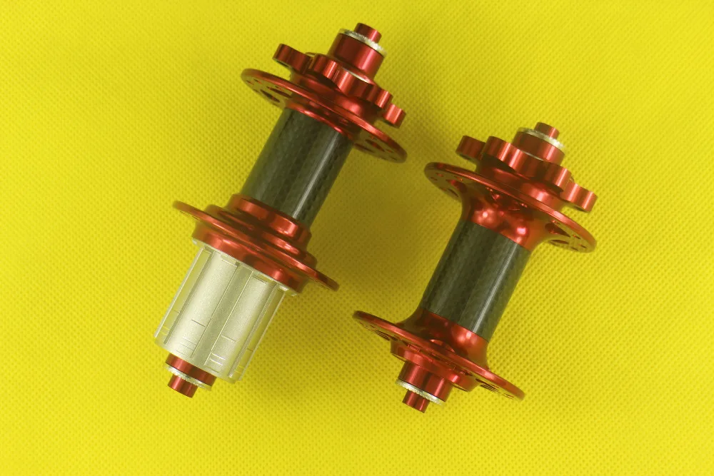 Карбоновые ступицы дисков Powerway M64 j-bend для горного велосипеда 28 отверстий