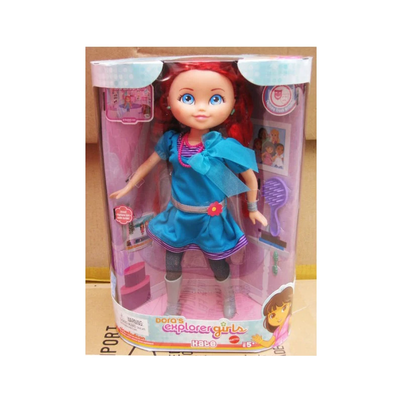 Бесплатная доставка 32 см оригинальные Дора виниловые смолы модная одежда для