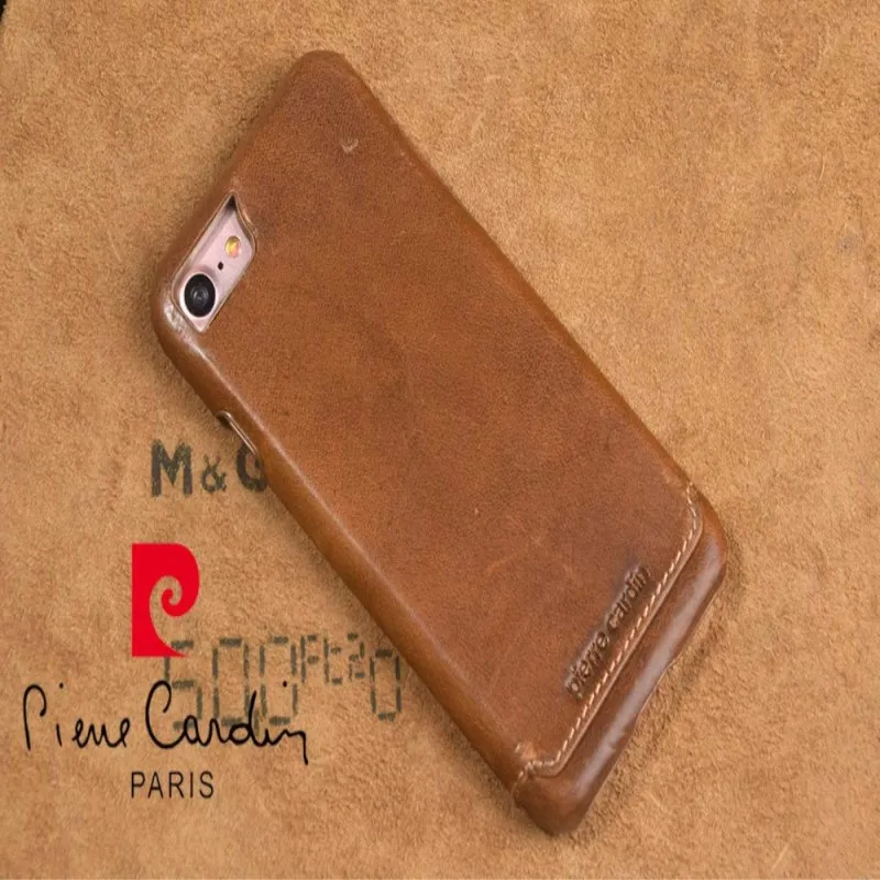 Чехол для телефона Pierre Cardin из 2020 натуральной кожи Apple iPhone 8 7 Plus Чехлы Новое