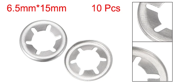 

Uxcell Стопорные шайбы из нержавеющей стали 304, набор из 10 штук