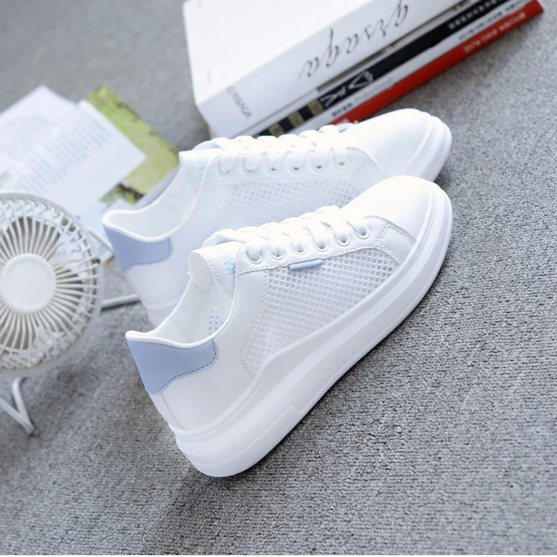 

Women Casual Shoes Summer Spring Women Shoes Fashion Breathable Hollow Lace-Up Sneakers Women shoes NVX29