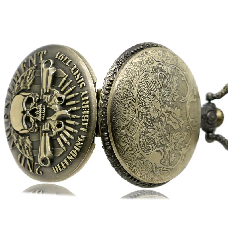 Античная бронза Ретро стиль стимпанк в форме черепа бижутерия 2ND Для мужчин D T