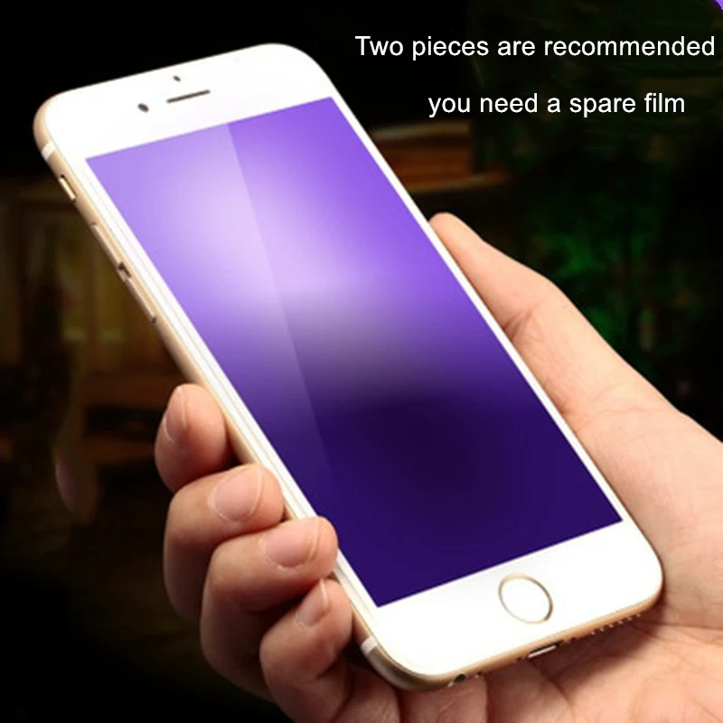 Стекло JOYCE 9D Blu ray для iPhone7 8 6 x анти синий светильник защитная пленка стекло 7 8plus xr