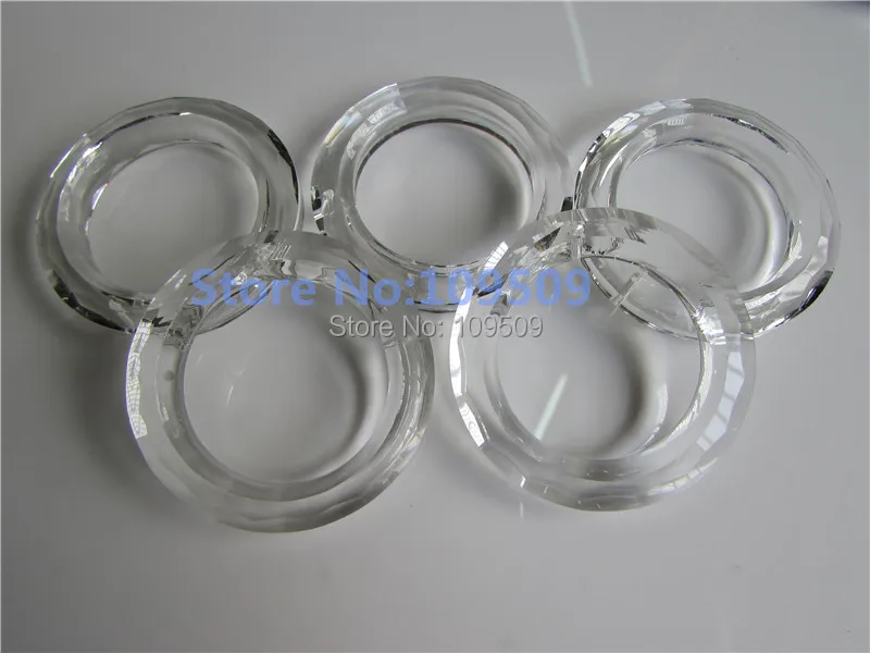Бесплатная доставка 60 мм большое кольцо с круглым кристаллом призма Ловец снов