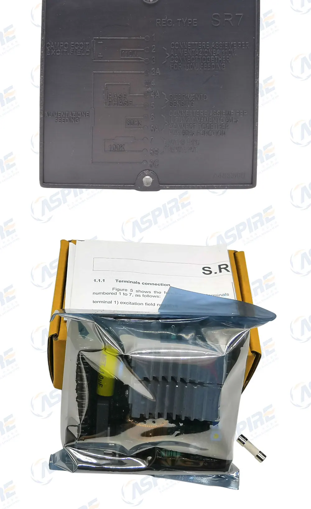 Aspire Blushless запчасти генератора автоматический Напряжение регулятор AVR SR7 заменить для mecc alte AVR SR7 2G