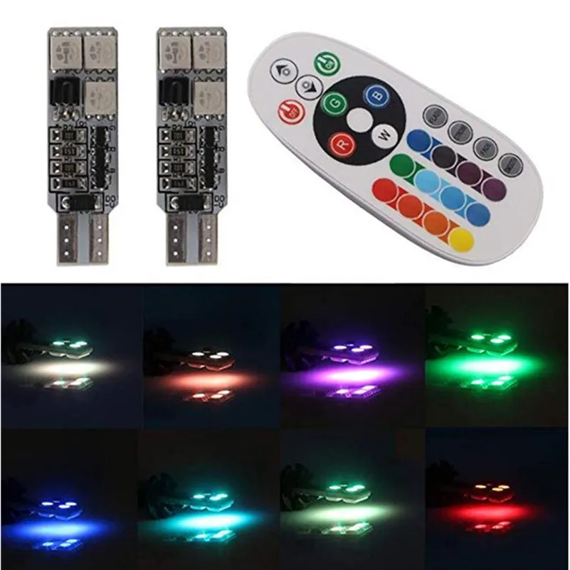RGB Canbus LED T10 W5W Габаритные парковочные огни клиновидный свет для Chevrolet Niva Spark Orlando