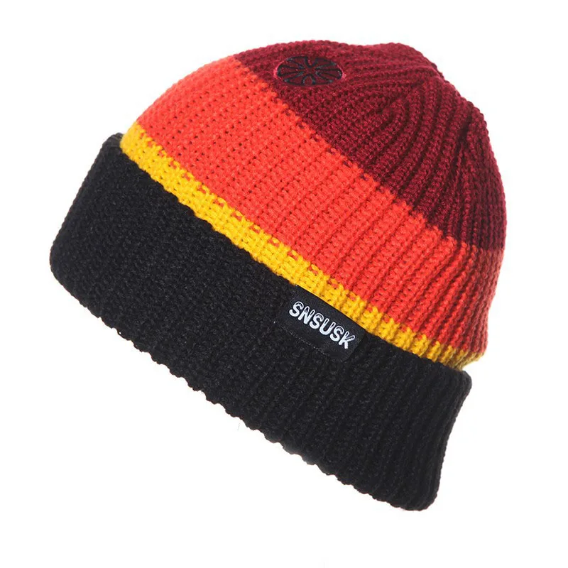 Бренд SNSUSK gorros Сноуборд Зимние шапки для катания на коньках Лыжные шапочки с