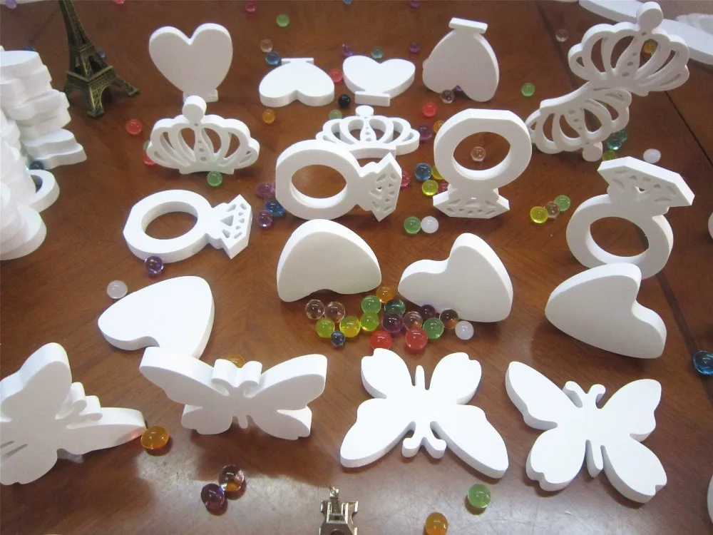 Настенное декоративное 3D искусственное деревянное кольцо с буквами из