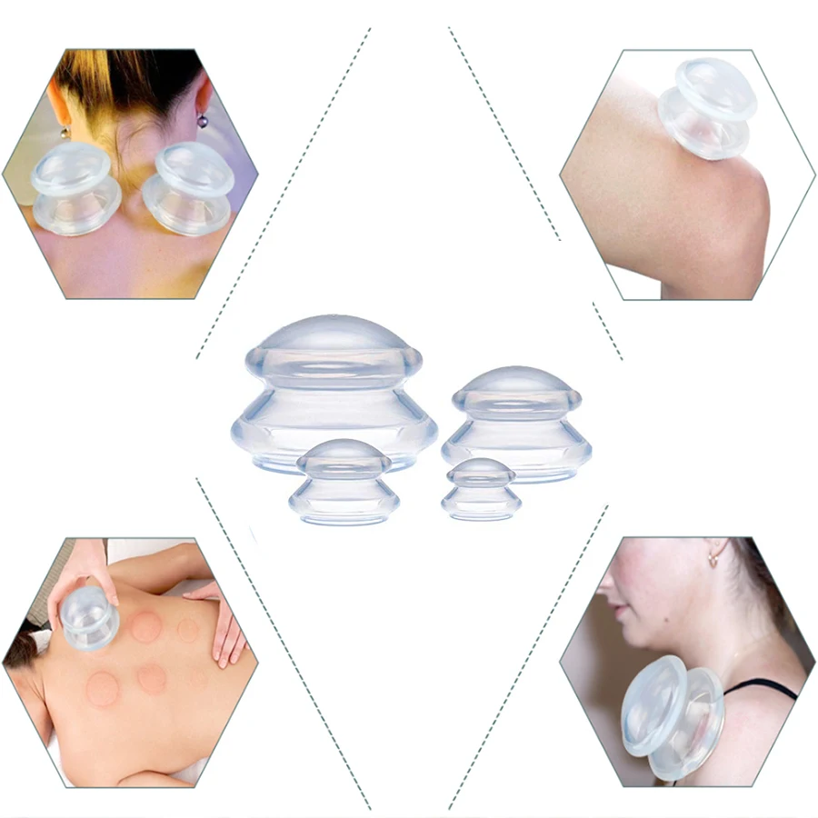 Набор силиконовых банок антицеллюлитные китайские Банки устройство для