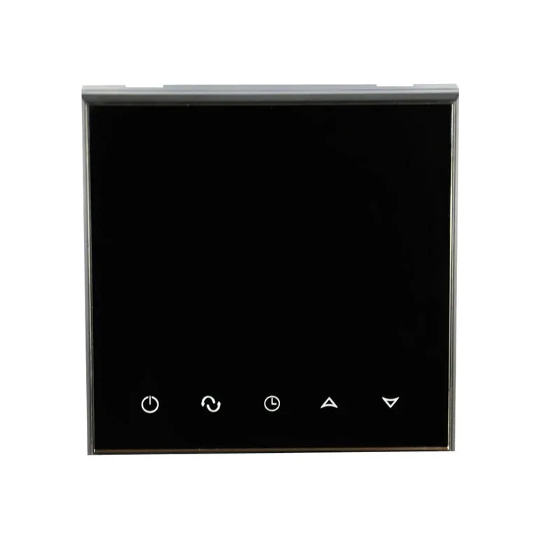 Черный большой lcd сенсорный экран программируемый цифровой Комнатный Термостат для 12A/16A Электрический пол Отопление