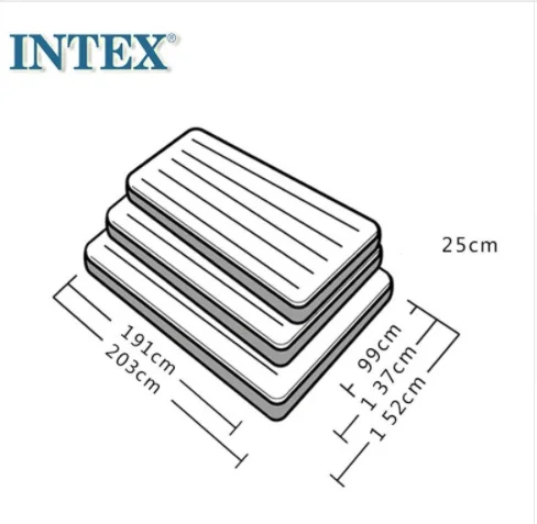 INTEX новый надувной матрас класса люкс для кемпинга толстая Автомобильная подушка