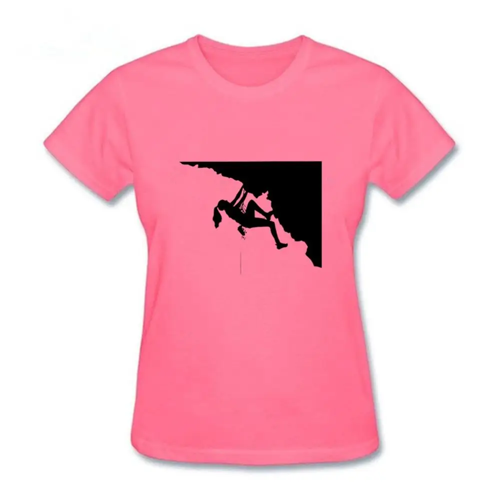 Футболки для альпинизма и девушек женские футболки скалолазания 2019 100% хлопковая