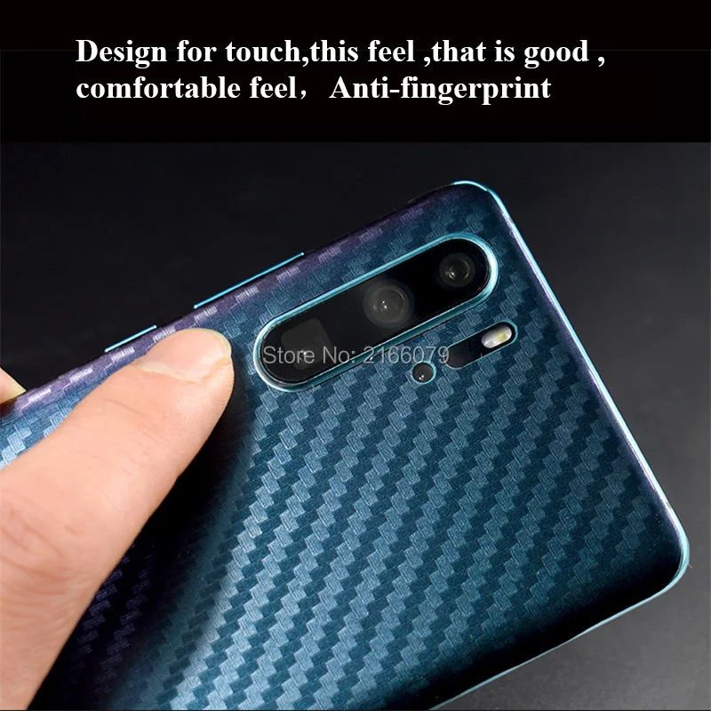 Для huawei P30/P30 Pro/P30 Lite 3D градиентное углеродное волокно полное заднее покрытие наклейка кожа телефон защитная наклейка пленка