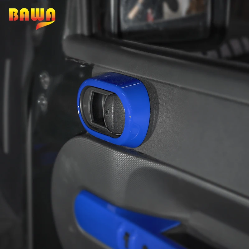 

BAWA Interior Mouldings for Jeep Wrangler 2007-2010 ABS Car Interior Door Bowl Decoration Stickers for Jeep JK Accessories