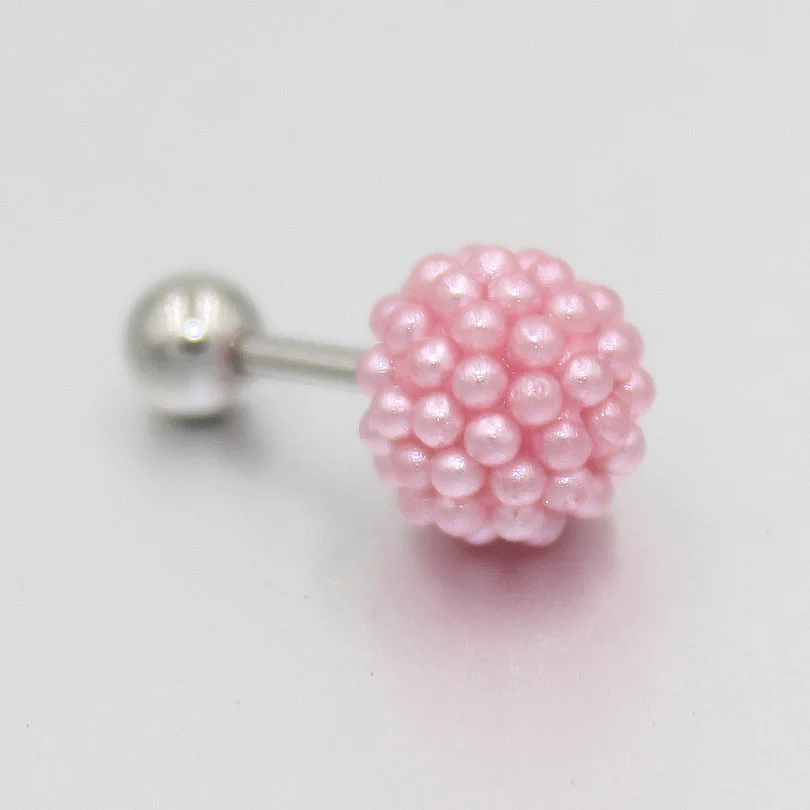 1 шт. модные серьги из искусственного жемчуга для ногтей серьги-штанги ушей