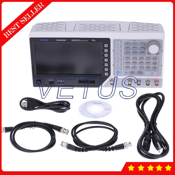 Hantek HDG2002B Настольный DDS генератор с 2 канальным 5MH 250MSa/s сигналов произвольной