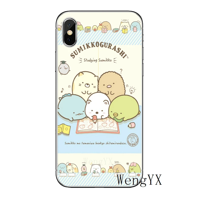 Япония kawaii милые Сумико гураши для samsung Galaxy S10 S9 S8 S7 S6 edge Plus Lite S5 S4 мини Примечание 9 8 5 4 ТПУ мягкий чехол для телефона - Цвет: sumikko-gurashi-A-12
