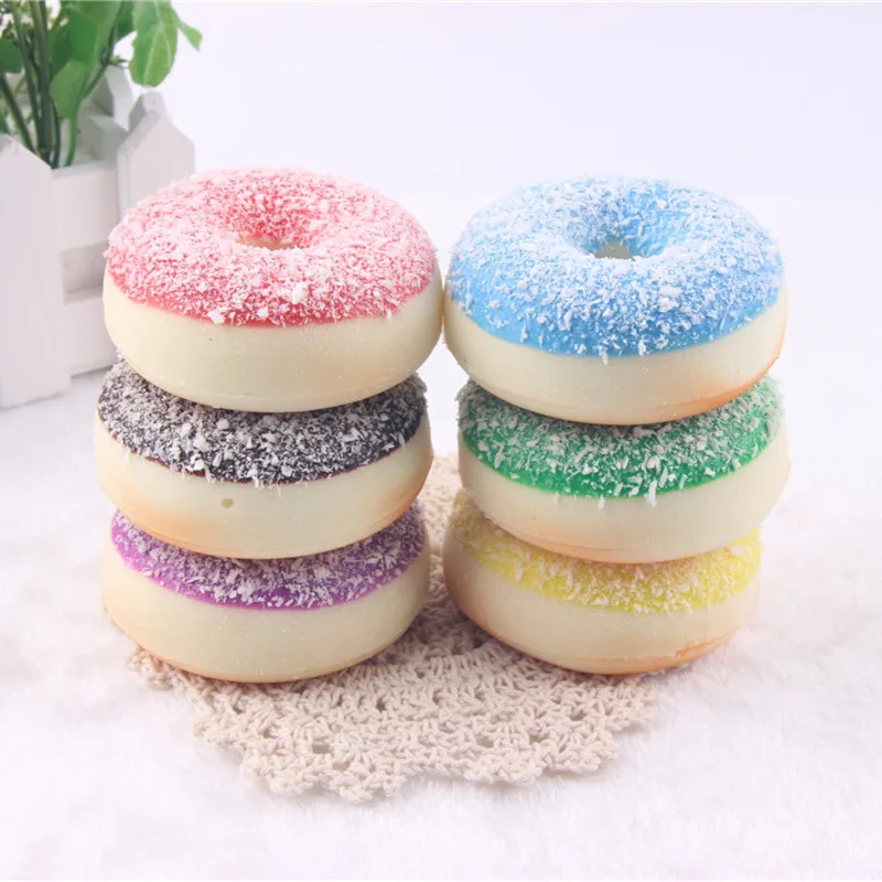 30 шт 6 5 см каваи Редкие Мягкие красочные пончики смешанные цвета оптовая продажа