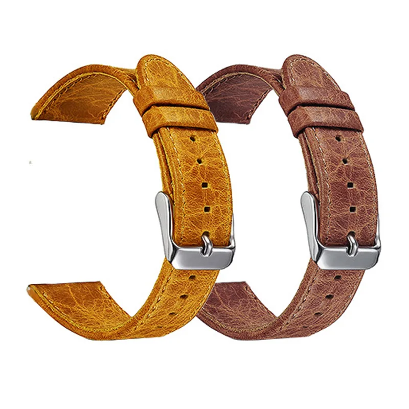 Кожаный ремешок Crazy horse для Samsung gear s3 наручные Смарт часы браслет iWatch|leather watchband|watch