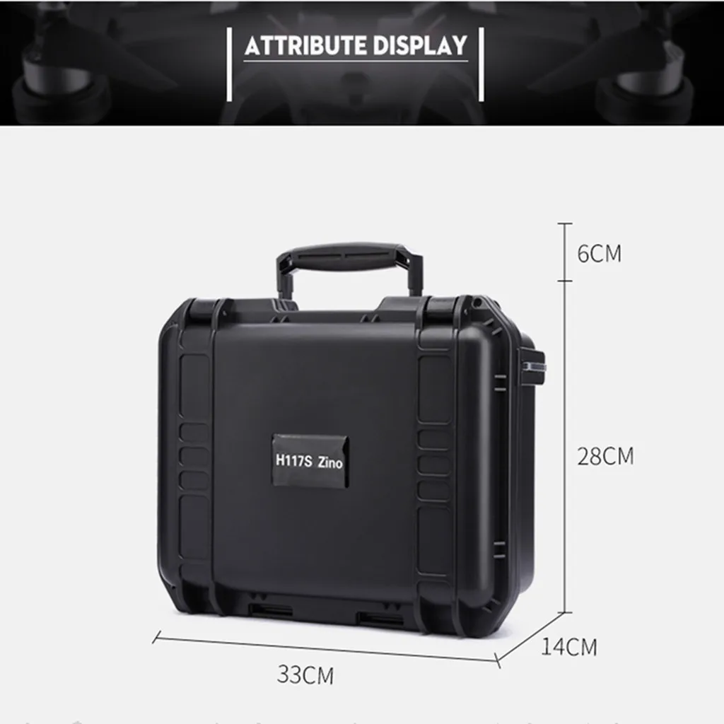 Ouhaobin Hardshell Storage Bag For Hubsan Zino H117s Drone Handheld Waterproof Protective Box Case Handbag Carrying bag 614#2