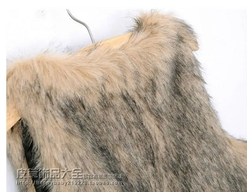 Женский Короткий Повседневный жилет из искусственного меха на зиму и осень