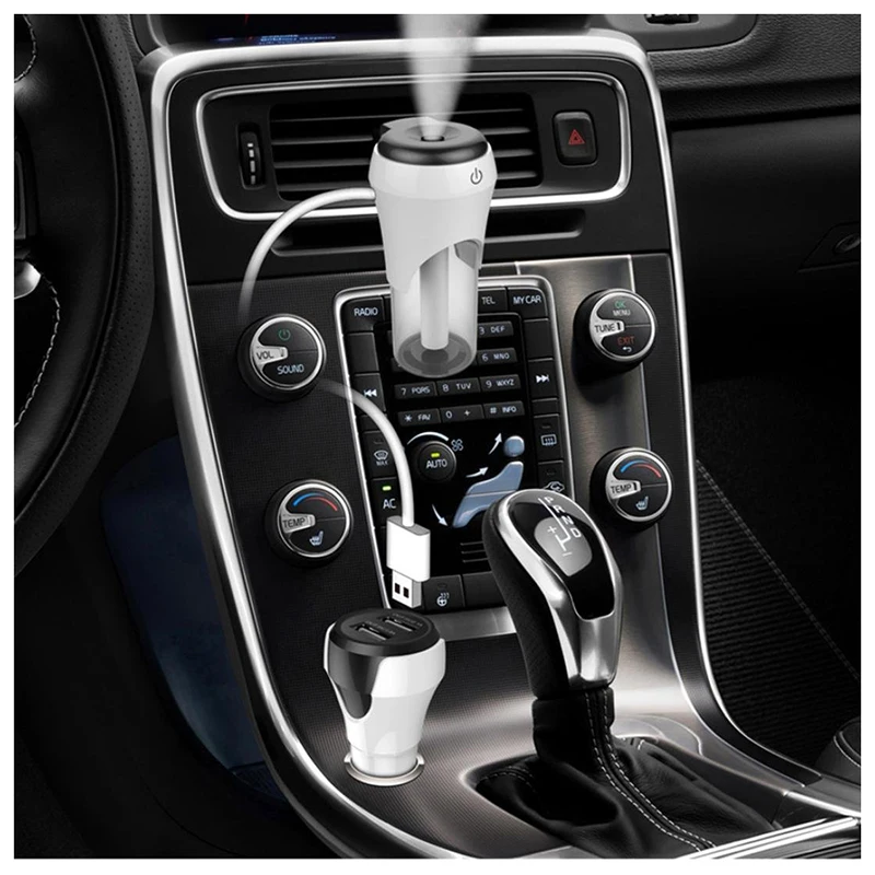 Car Humidifier Portable Ultrasonic Support Mobile Phone Charging BC20 Fast USB Charger |
